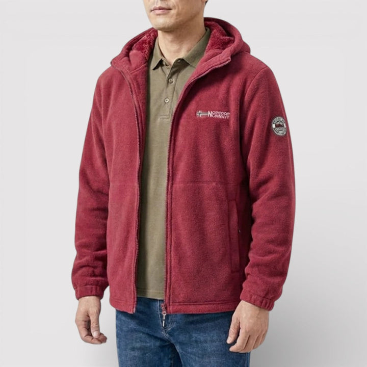 HARDY Fleece-Lined Zip-Up Jacket