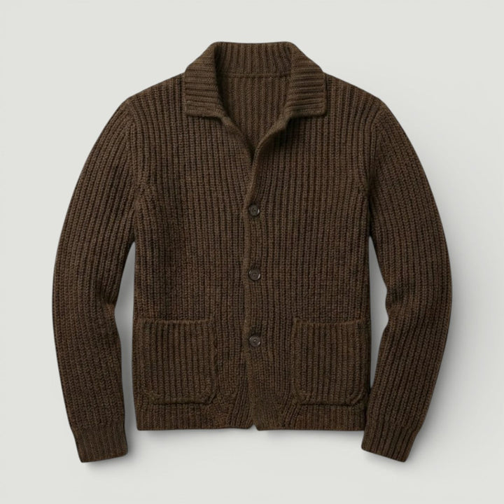 ALWIN Classic Ribbed Knit Sweater