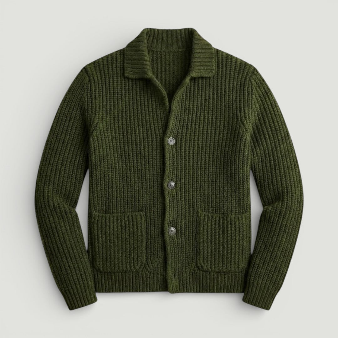 ALWIN Classic Ribbed Knit Sweater