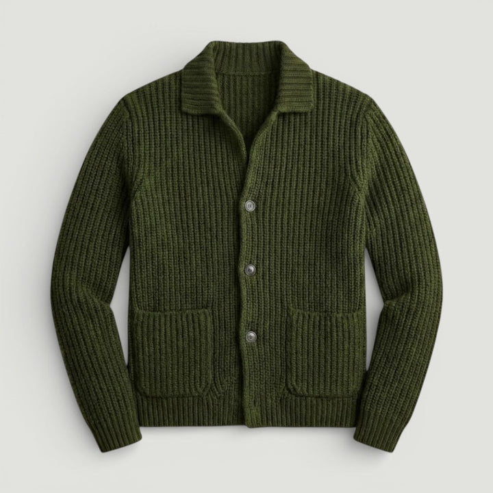 ALWIN Classic Ribbed Knit Sweater