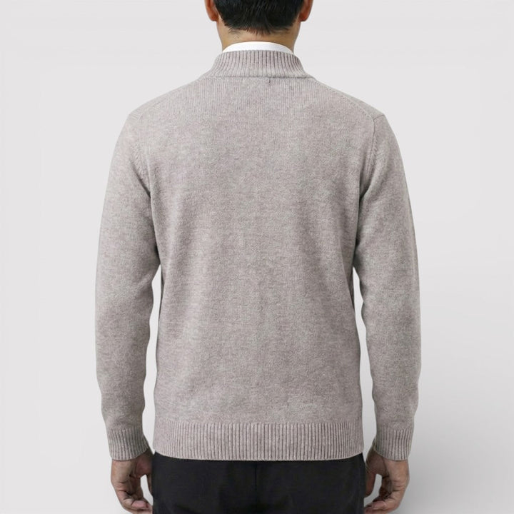 MILO Textured Knit Zip Cardigan