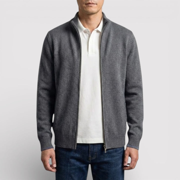 BRIAN Regular Zip Knit Sweater