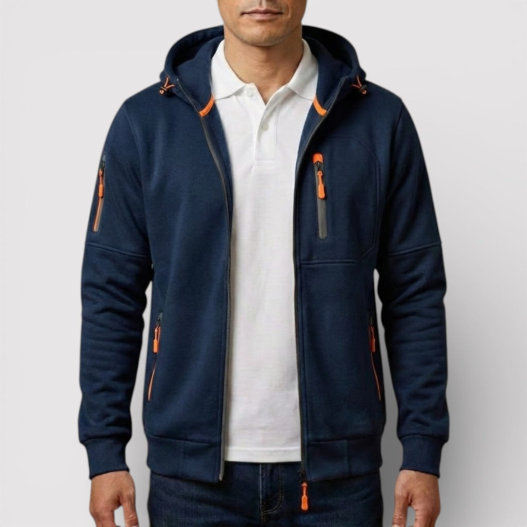 KAEL Breathable Zip-Up Hoodie
