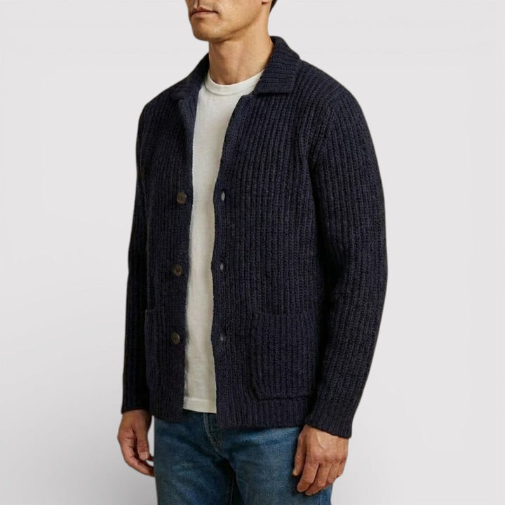 ALWIN Classic Ribbed Knit Sweater