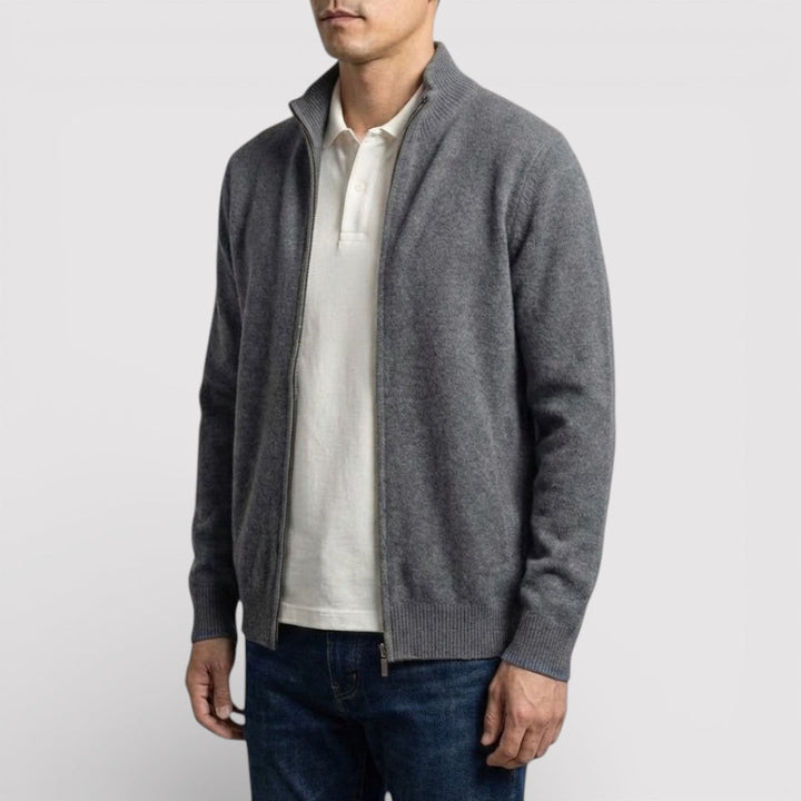 BRIAN Regular Zip Knit Sweater