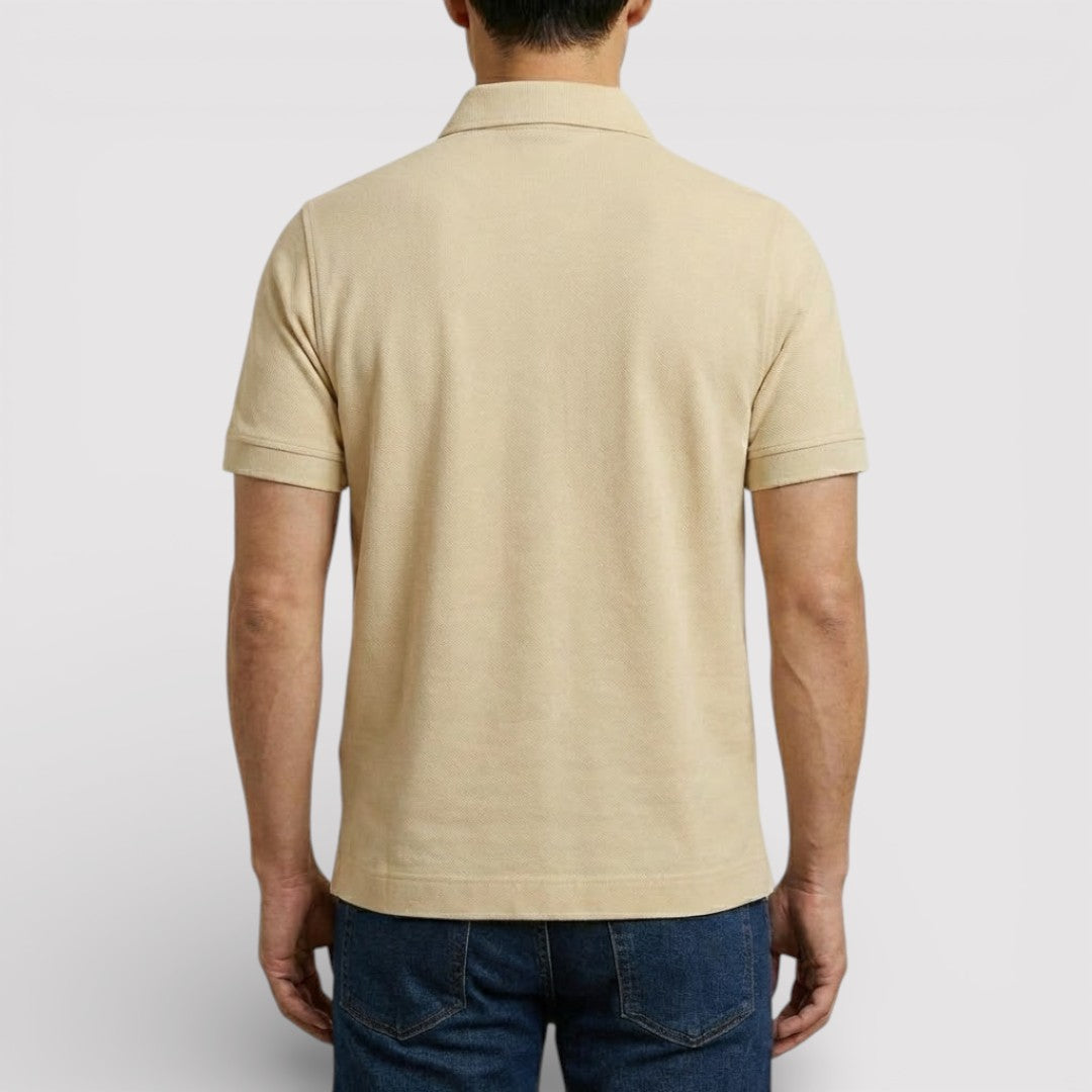 ELDON Lightweight Zip Polo Shirt