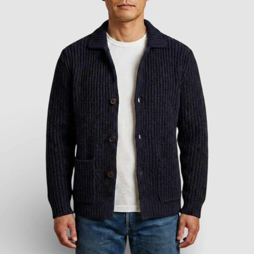 ALWIN Classic Ribbed Knit Sweater