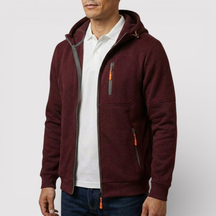 KAEL Breathable Zip-Up Hoodie