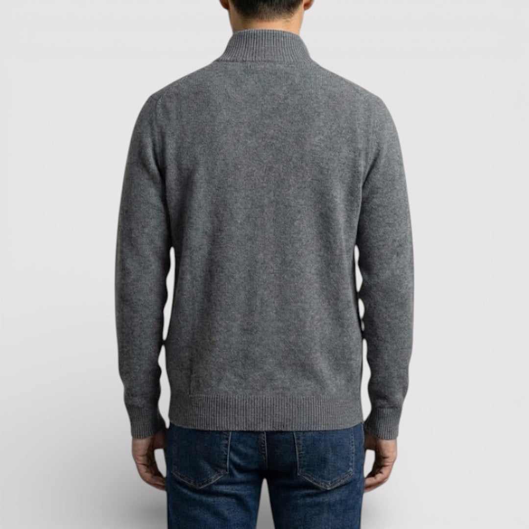 BRIAN Regular Zip Knit Sweater