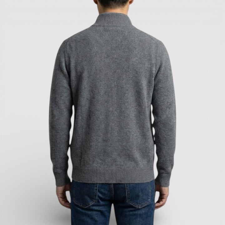 BRIAN Regular Zip Knit Sweater