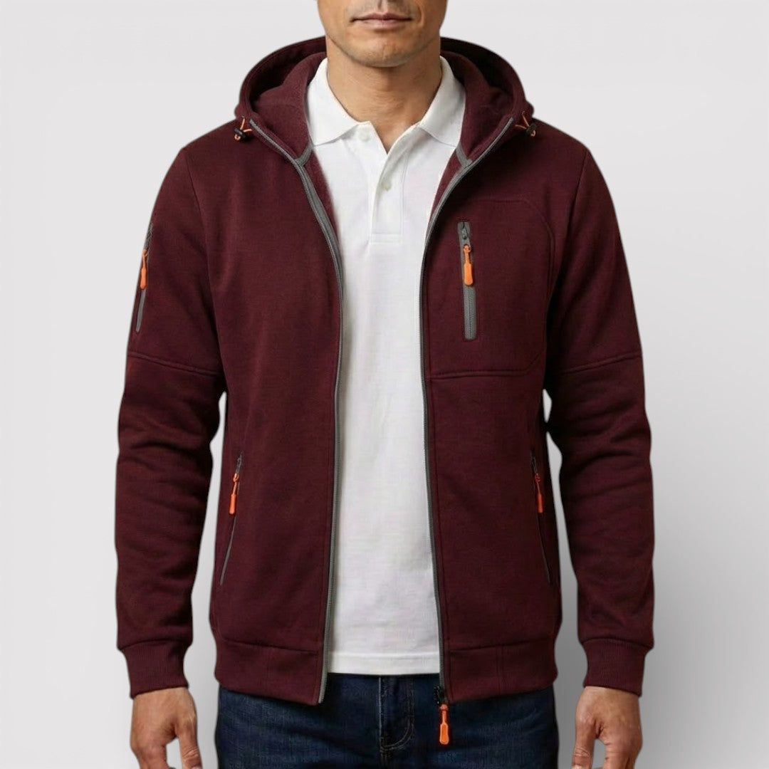 KAEL Breathable Zip-Up Hoodie