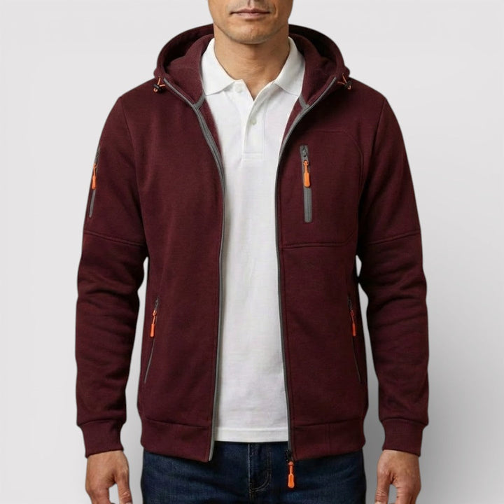 KAEL Breathable Zip-Up Hoodie