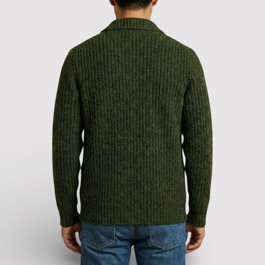 ALWIN Classic Ribbed Knit Sweater
