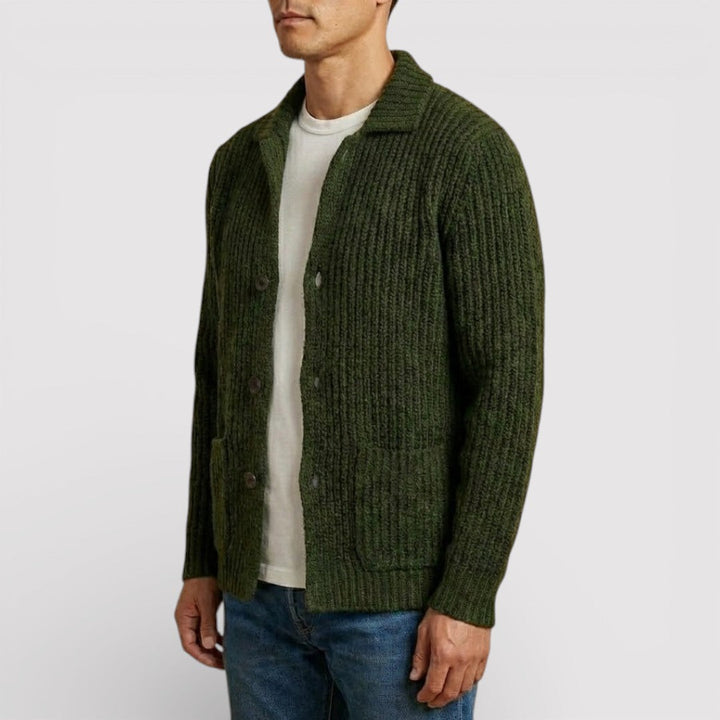 ALWIN Classic Ribbed Knit Sweater