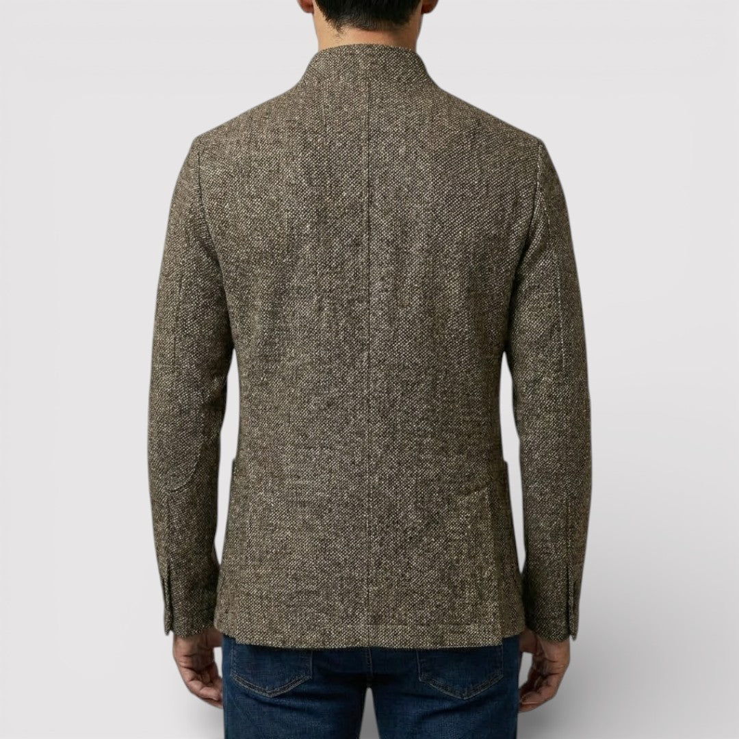 HEIKO Stretch Stand-Collar Blazer