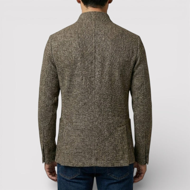 HEIKO Stretch Stand-Collar Blazer