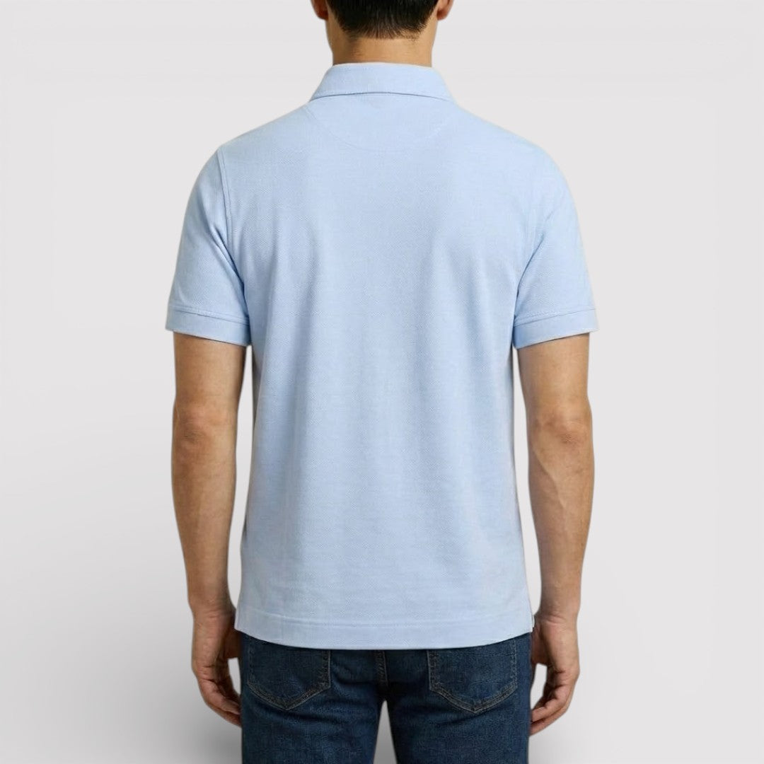 ELDON Lightweight Zip Polo Shirt