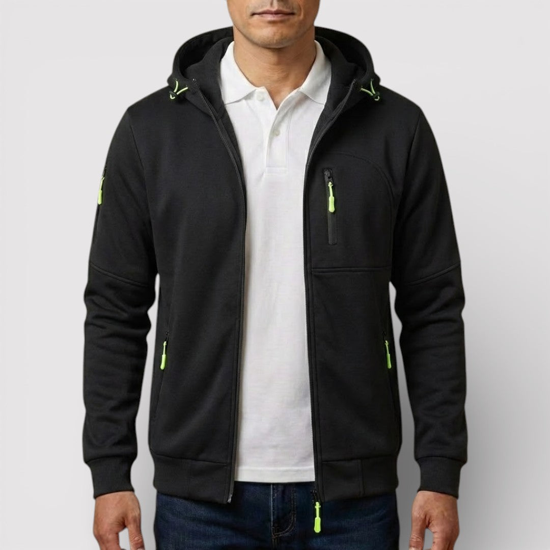 KAEL Breathable Zip-Up Hoodie