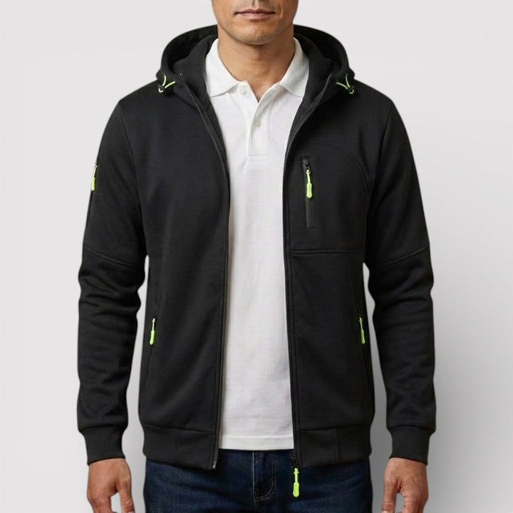 KAEL Breathable Zip-Up Hoodie