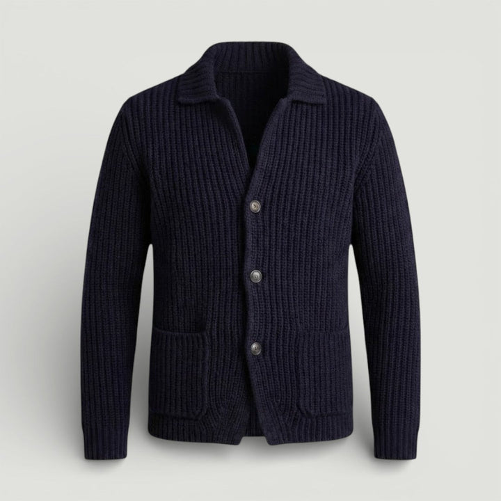 ALWIN Classic Ribbed Knit Sweater