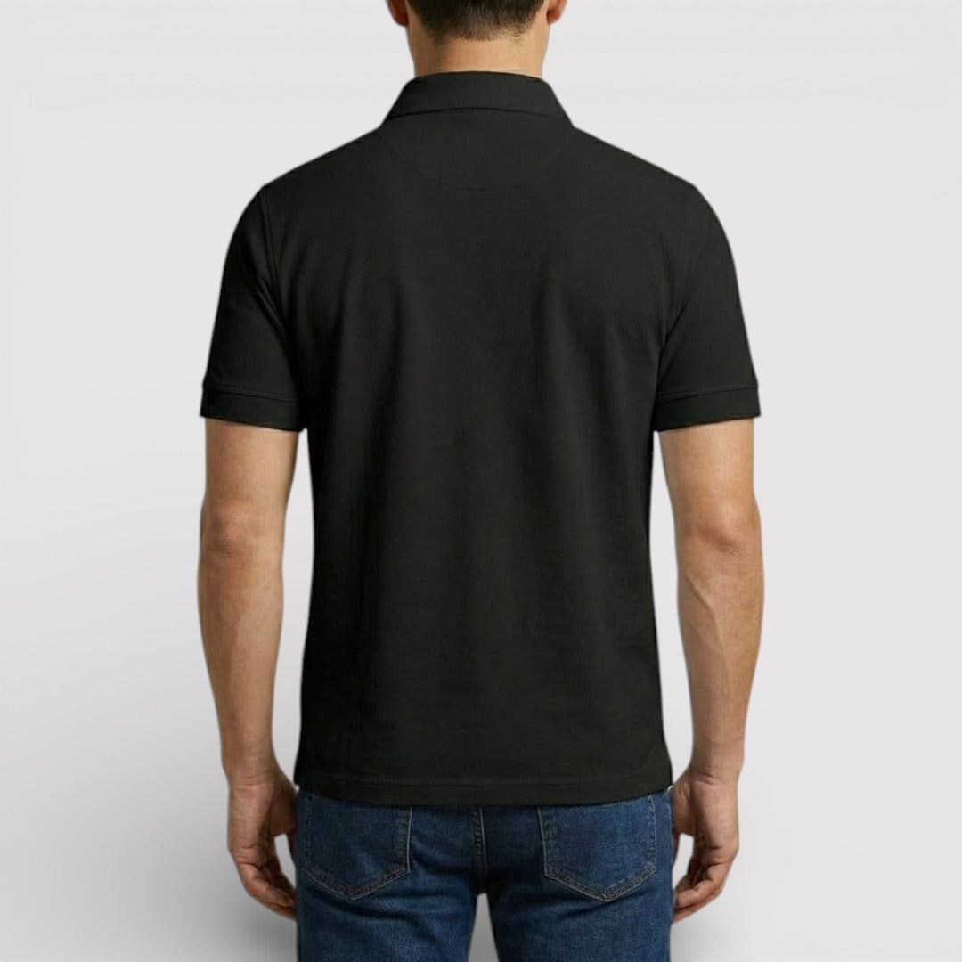 ELDON Lightweight Zip Polo Shirt
