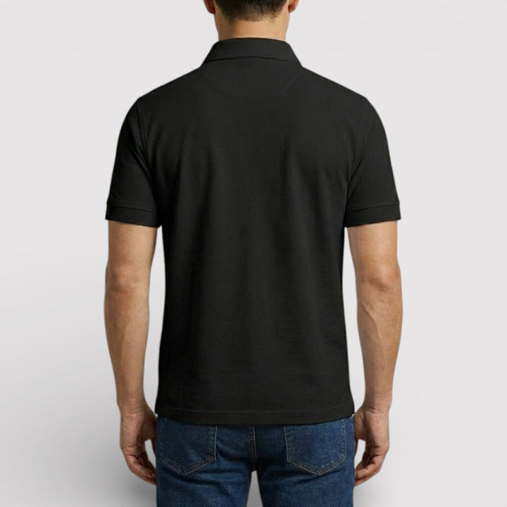 ELDON Lightweight Zip Polo Shirt
