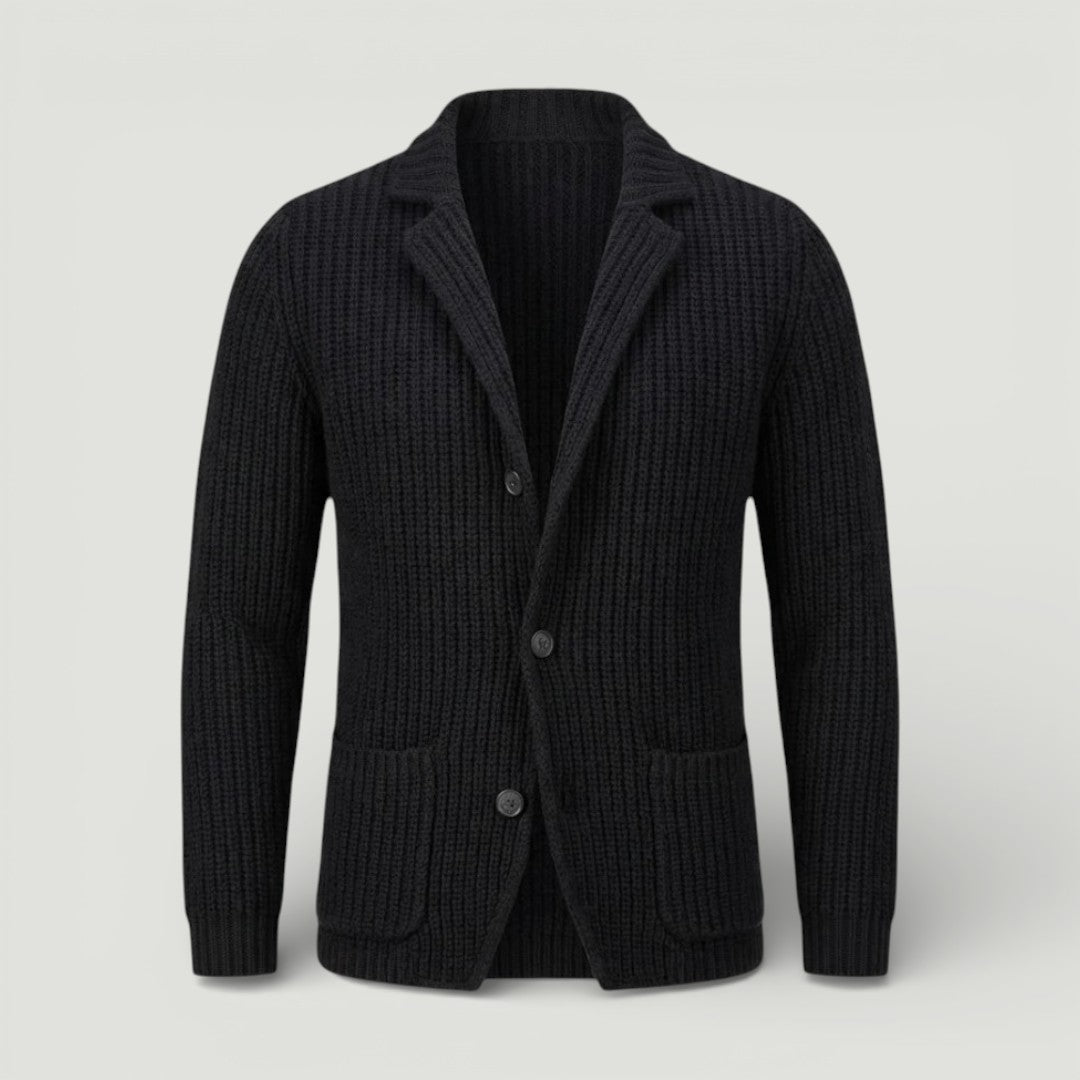 ALWIN Classic Ribbed Knit Sweater