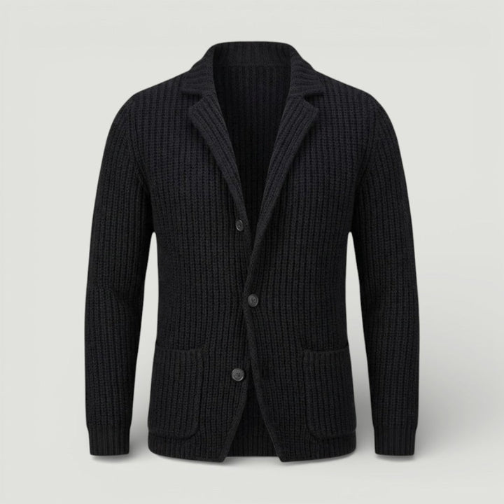 ALWIN Classic Ribbed Knit Sweater