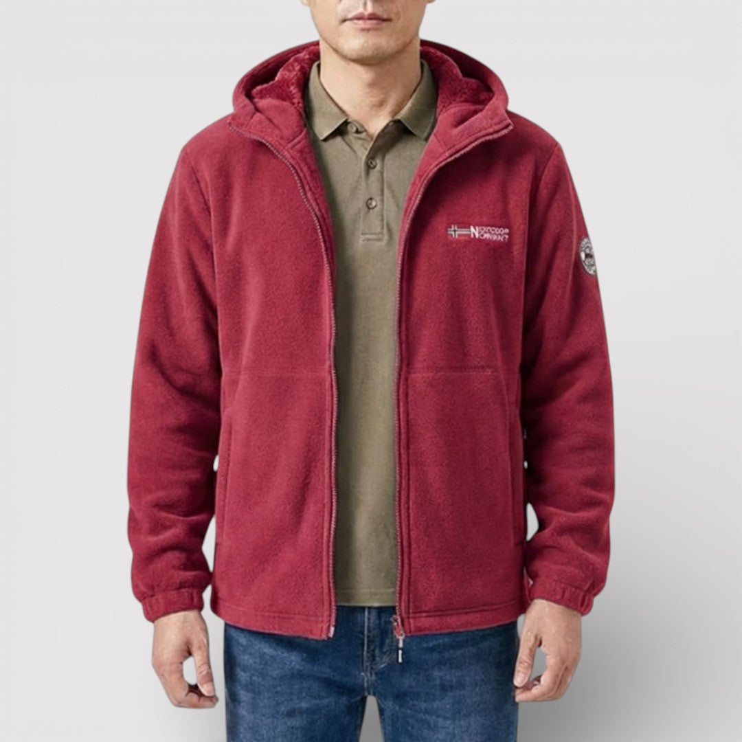 HARDY Fleece-Lined Zip-Up Jacket