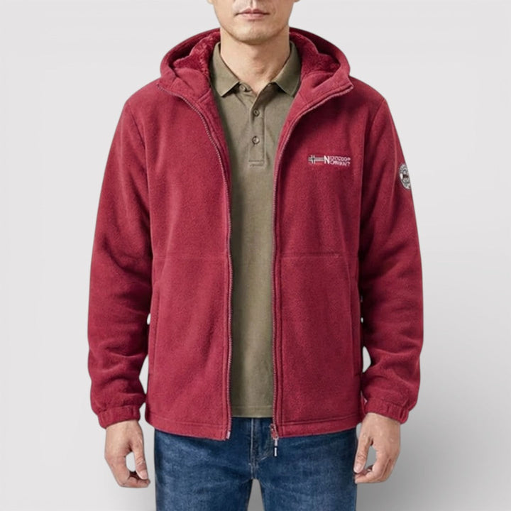 HARDY Fleece-Lined Zip-Up Jacket