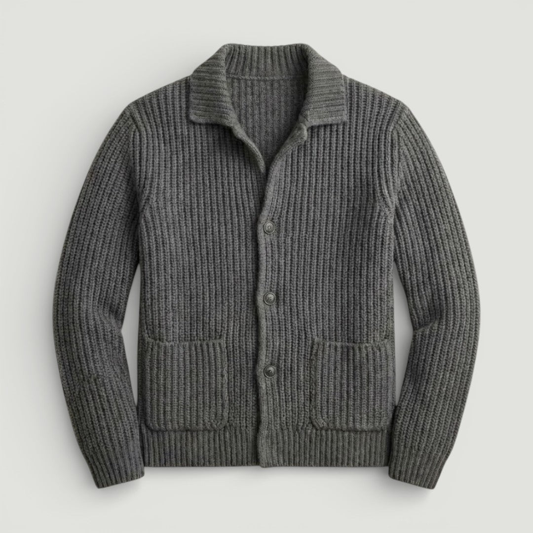 ALWIN Classic Ribbed Knit Sweater