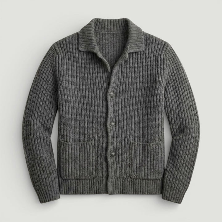 ALWIN Classic Ribbed Knit Sweater
