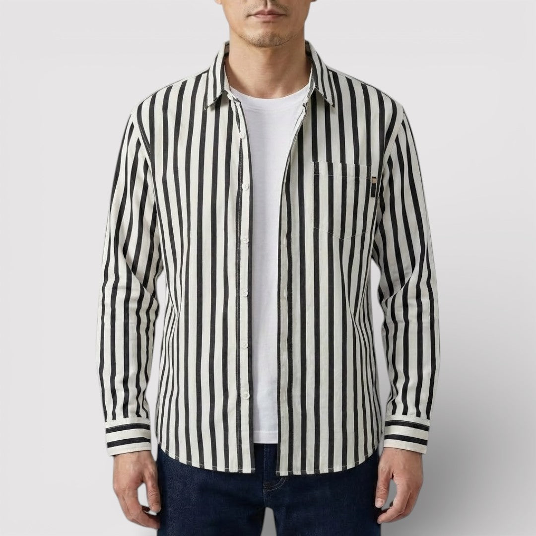 KENTH Breathable Striped Shirt
