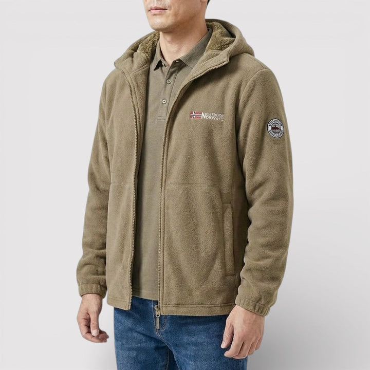 HARDY Fleece-Lined Zip-Up Jacket