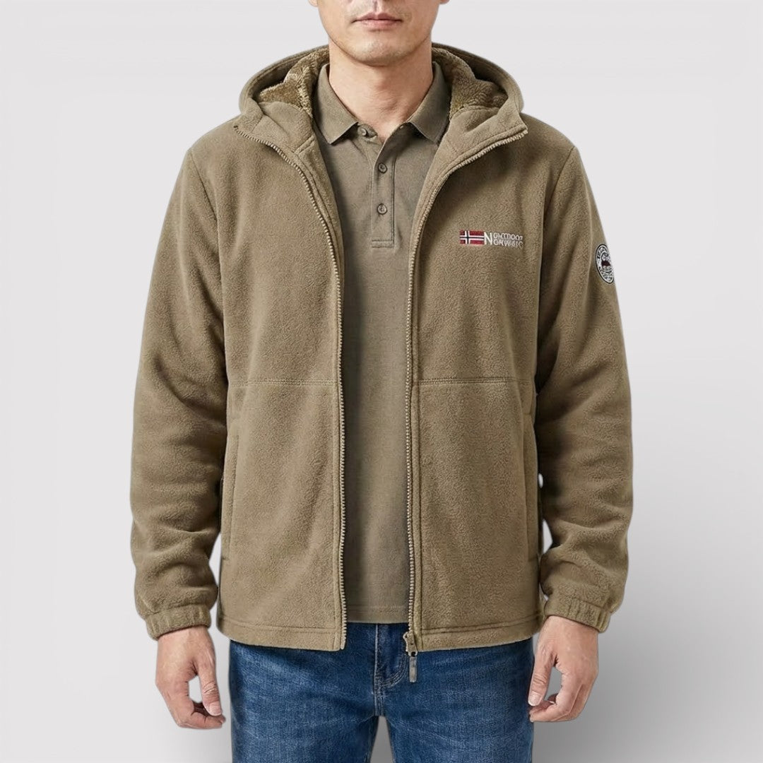 HARDY Fleece-Lined Zip-Up Jacket