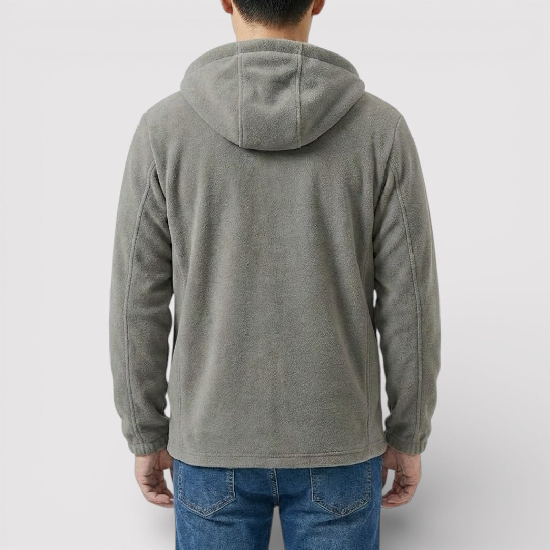 HARDY Fleece-Lined Zip-Up Jacket