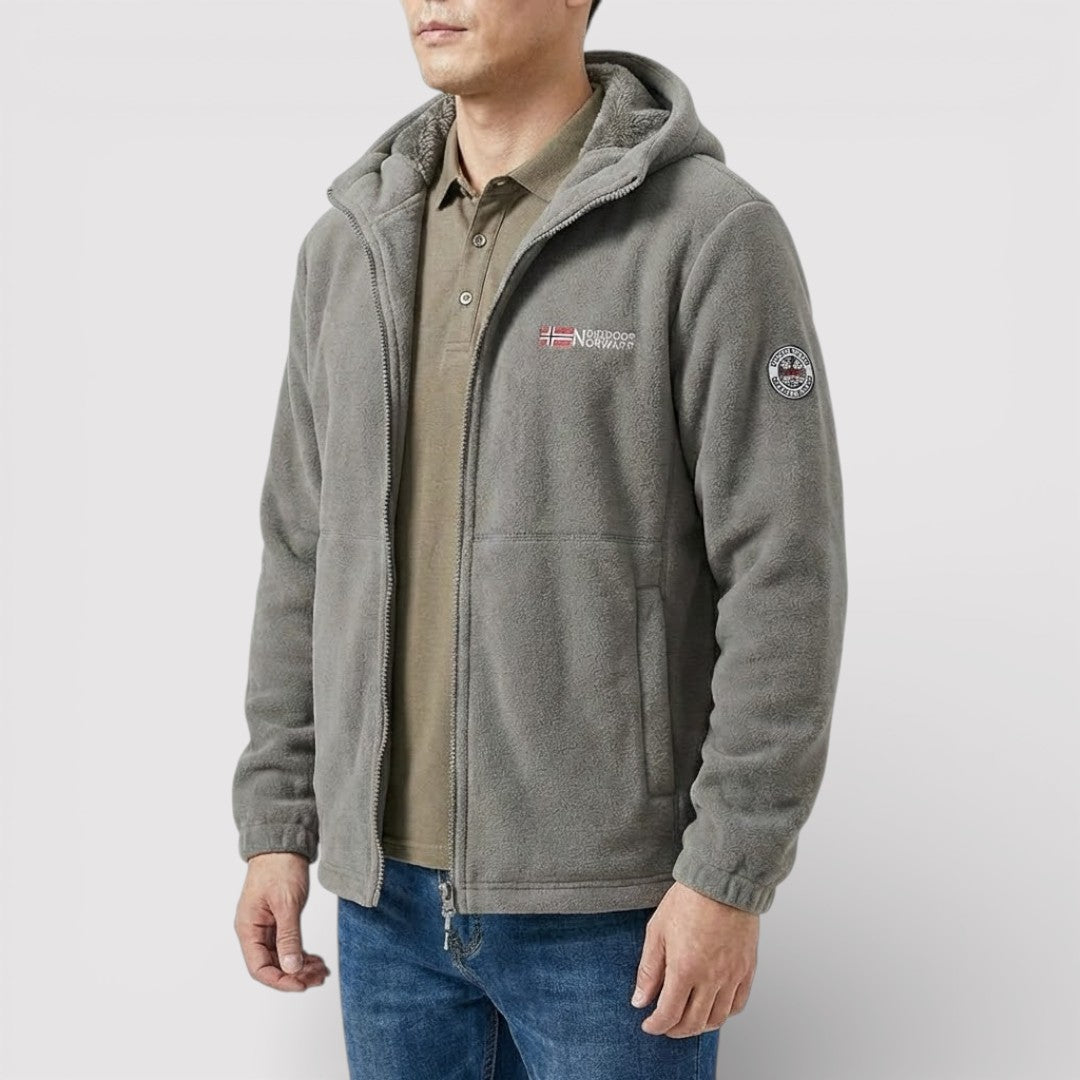 HARDY Fleece-Lined Zip-Up Jacket
