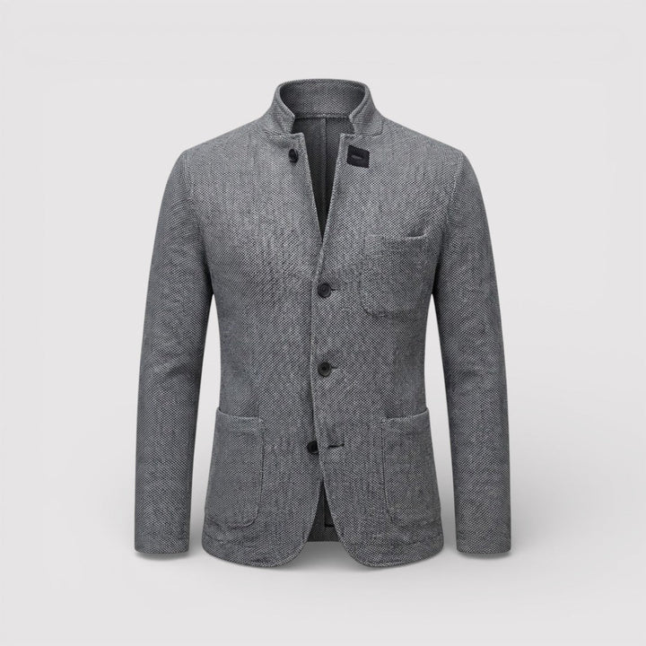HEIKO Stretch Stand-Collar Blazer