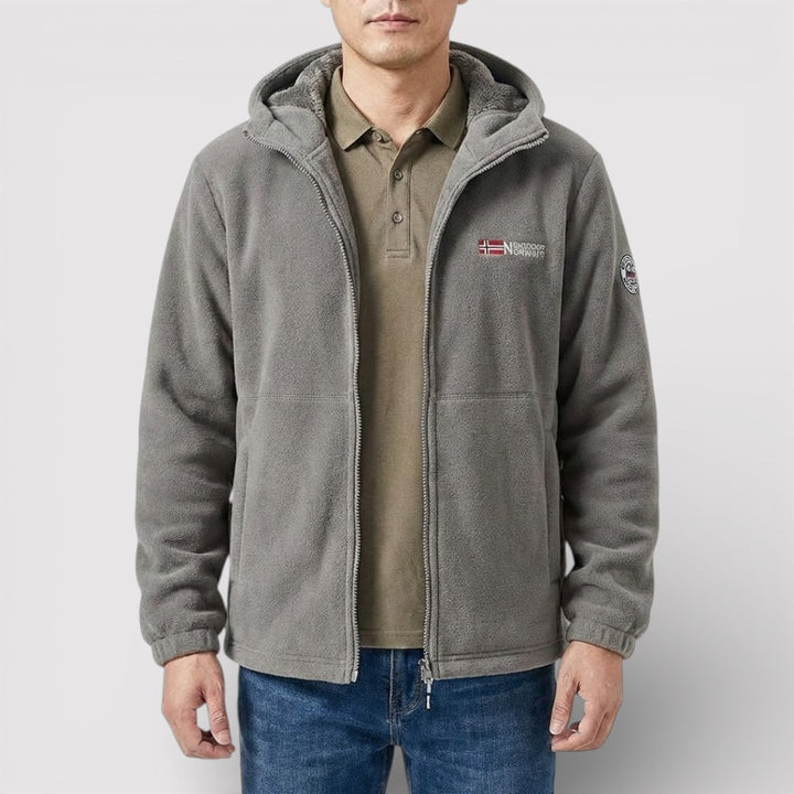 HARDY Fleece-Lined Zip-Up Jacket