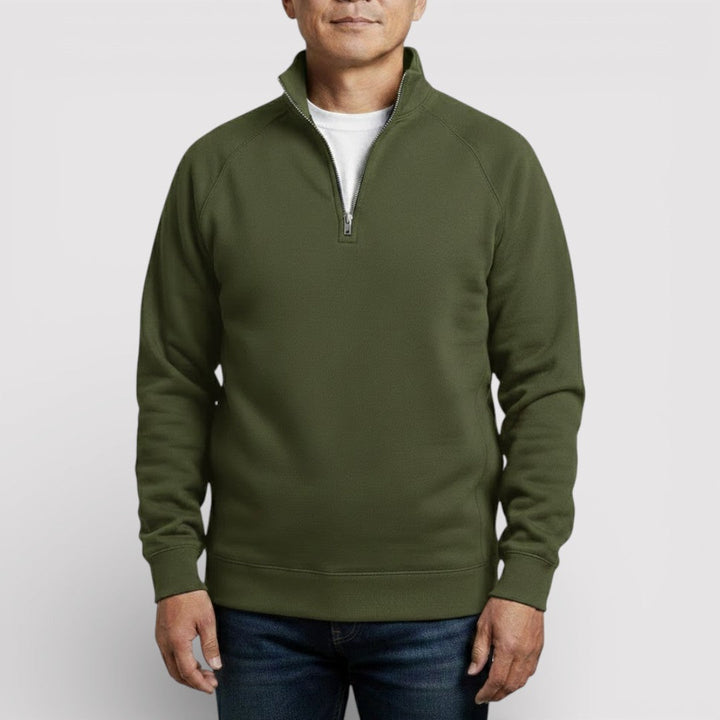 SVEN Regular Half-Zip Knit Sweater