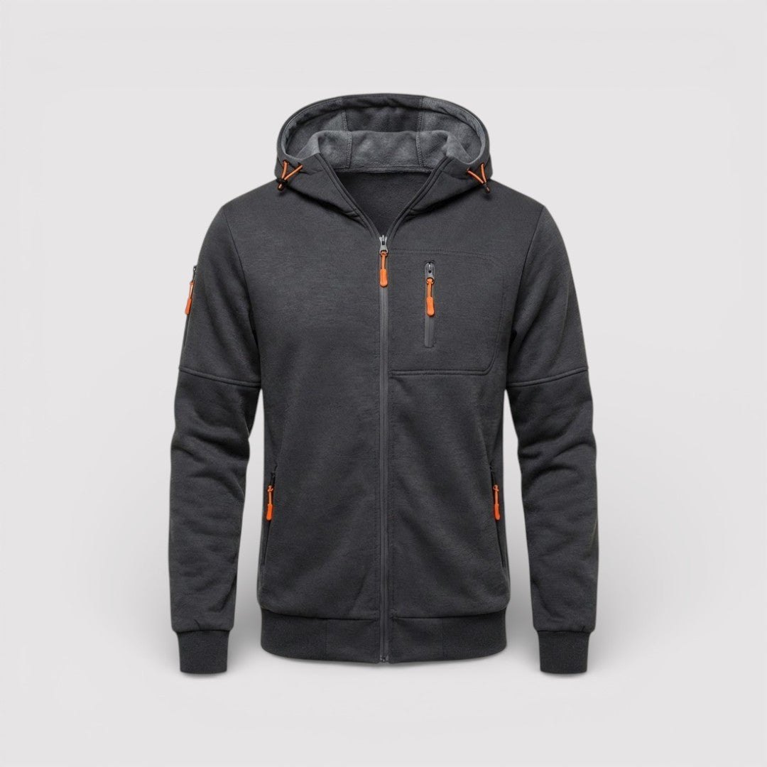 KAEL Breathable Zip-Up Hoodie