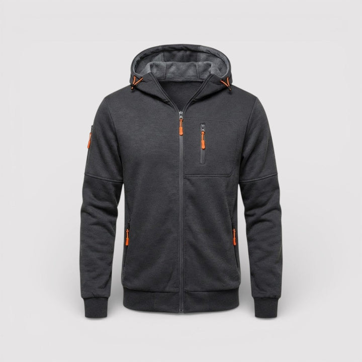 KAEL Breathable Zip-Up Hoodie