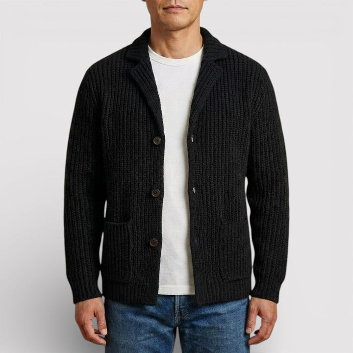 ALWIN Classic Ribbed Knit Sweater