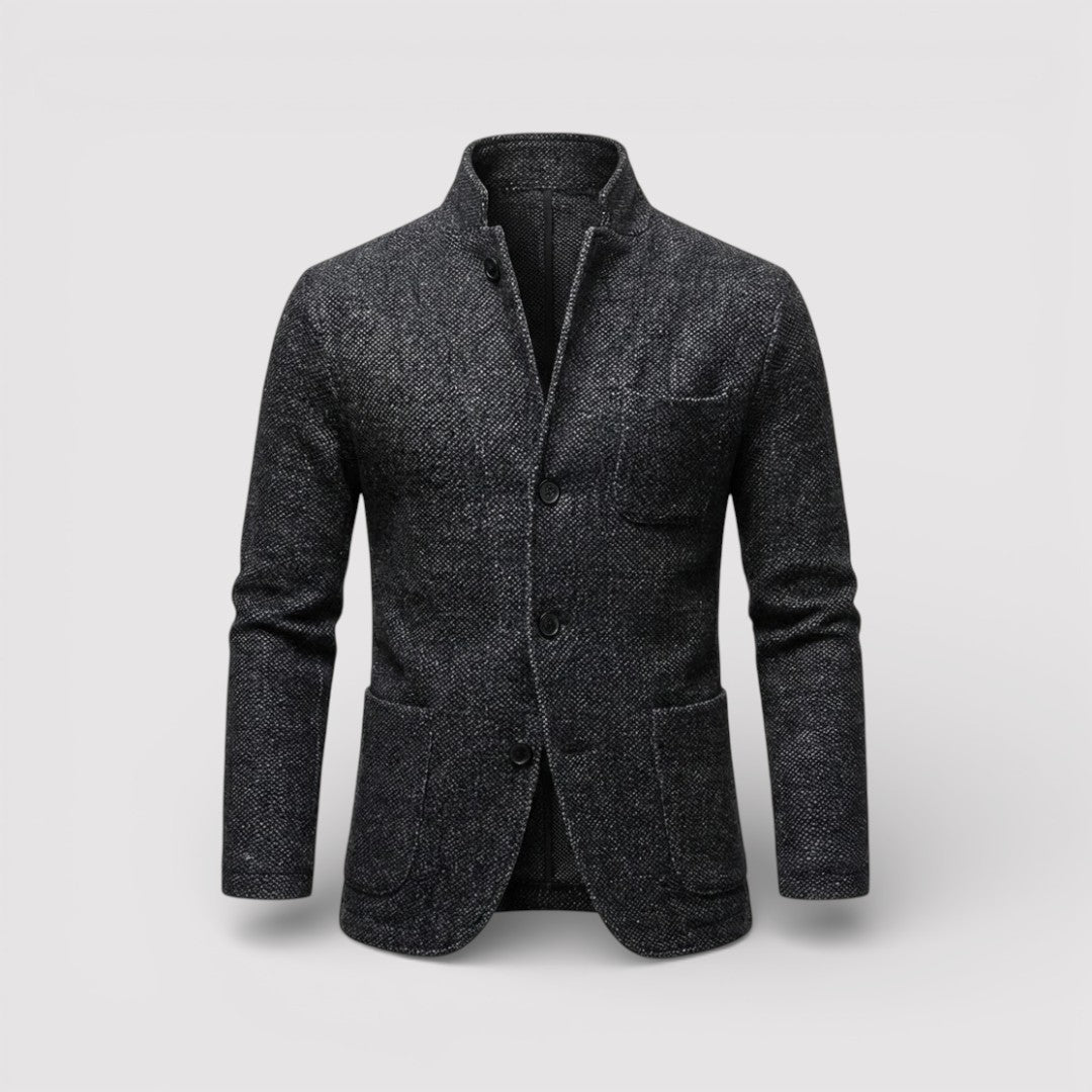 HEIKO Stretch Stand-Collar Blazer