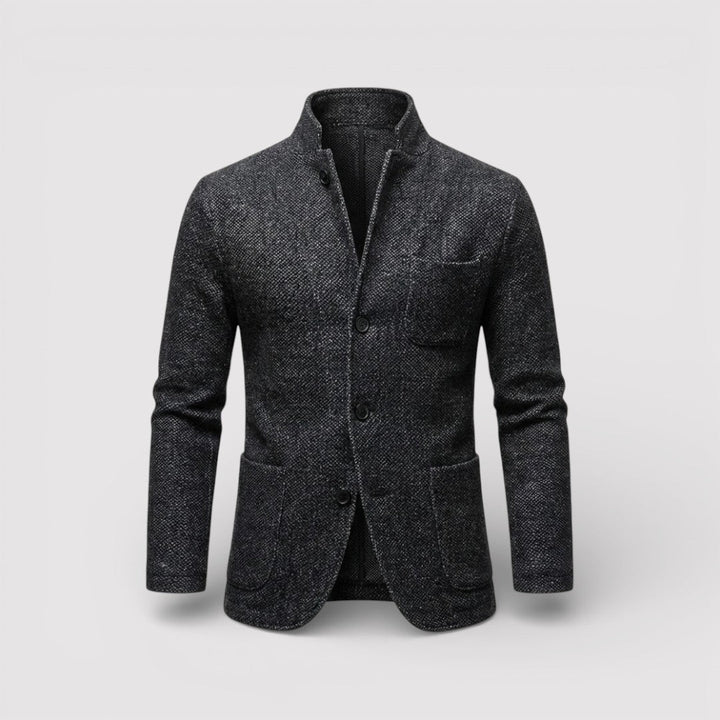 HEIKO Stretch Stand-Collar Blazer
