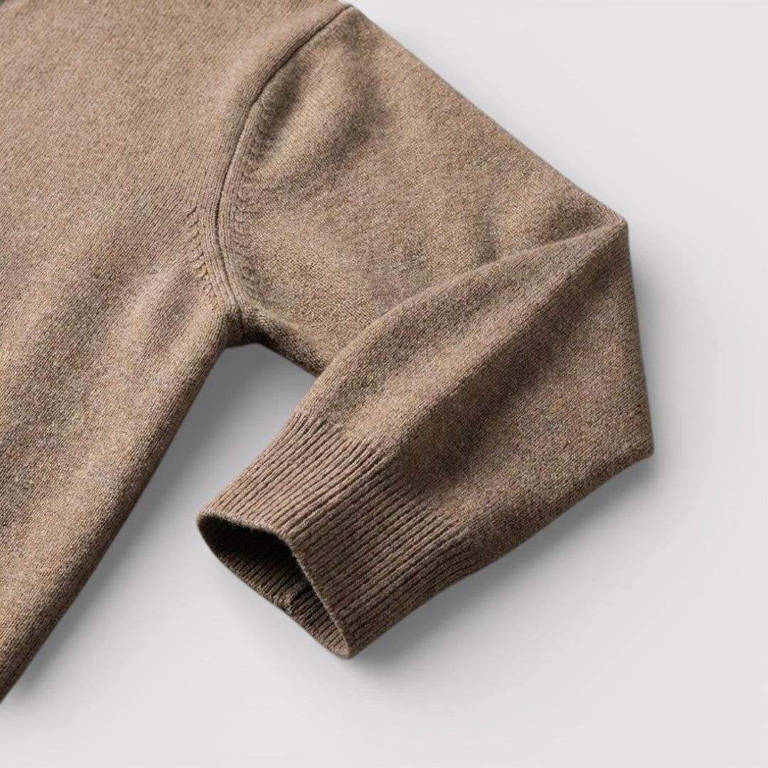 BRIAN Regular Zip Knit Sweater