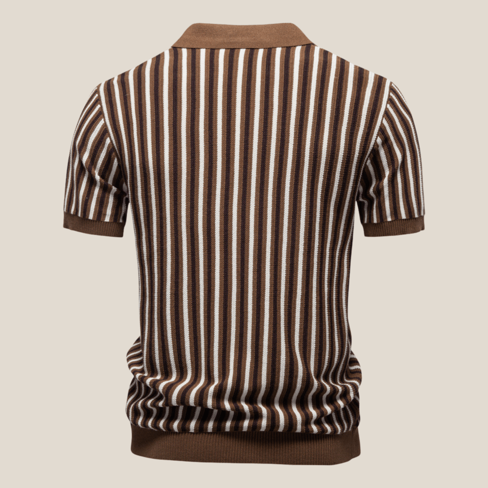 Verona™ - Striped Retro Knit Polo
