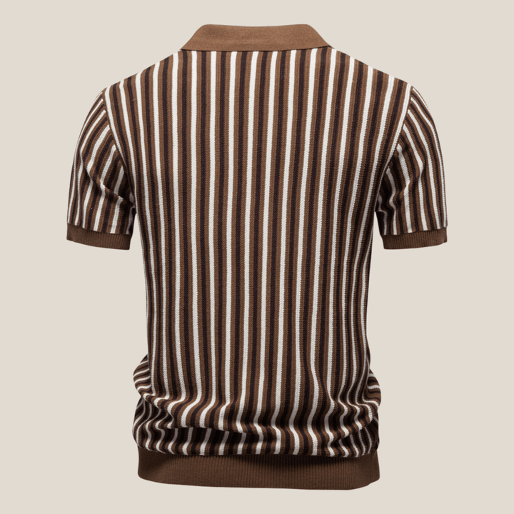 Verona™ - Striped Retro Knit Polo