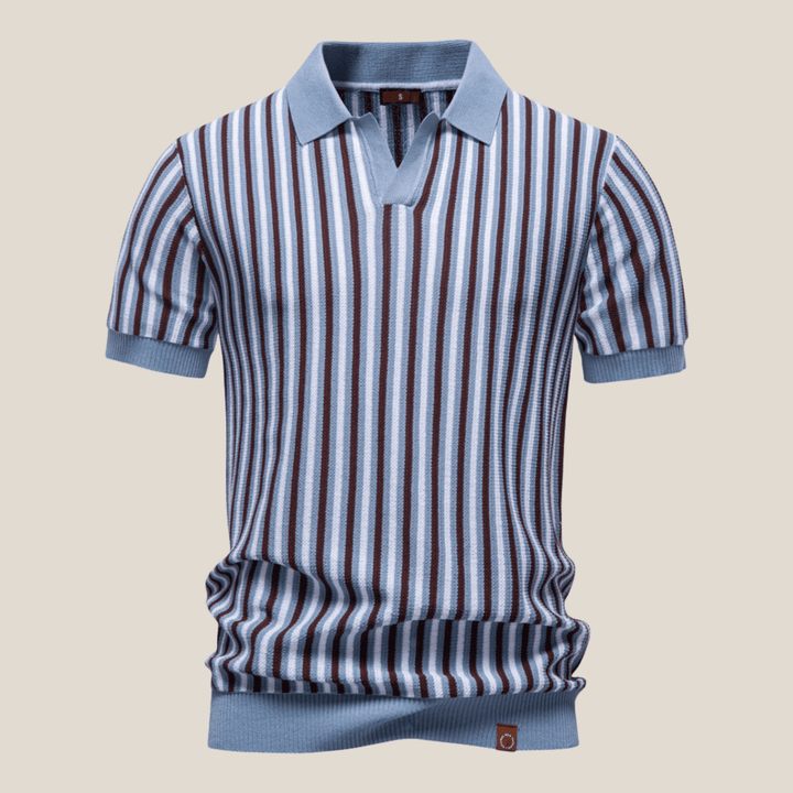 Verona™ - Striped Retro Knit Polo