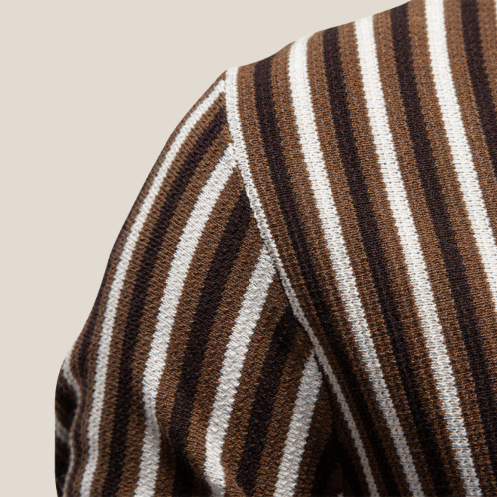 Verona™ - Striped Retro Knit Polo